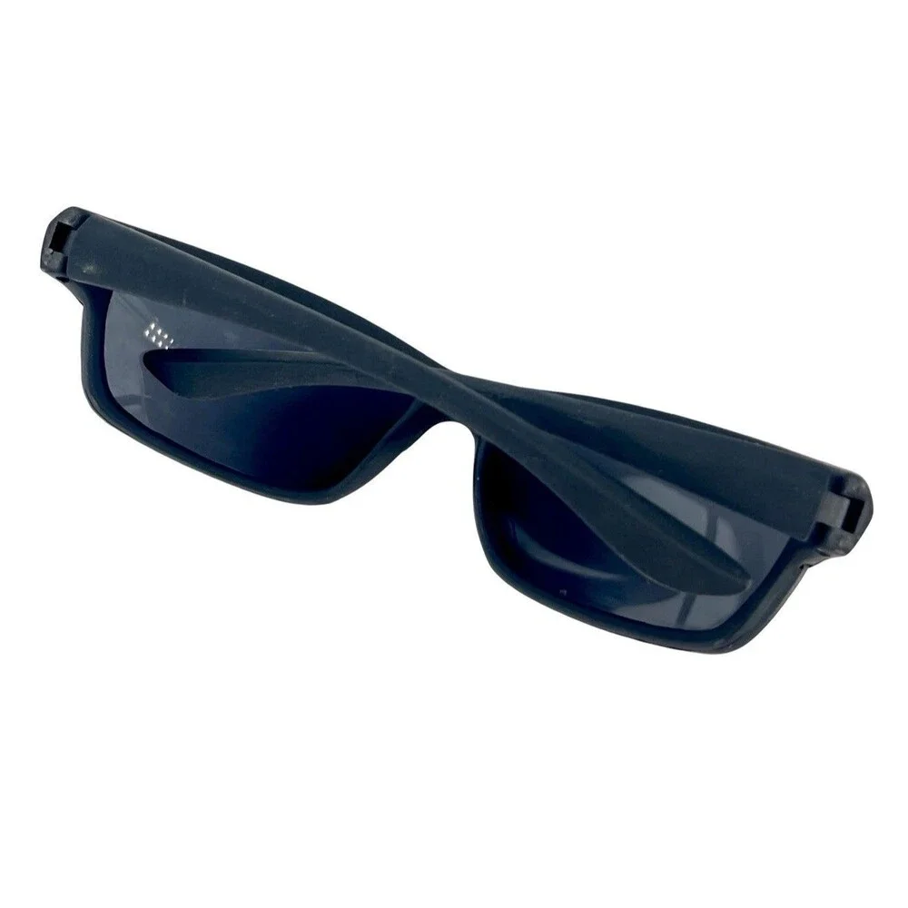 GECCO Polarized Sunglasses Black Sport Wrap Gray Lens Cat 3 Cycling Fishing